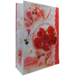 Bolsa de regalo modelo de rosas 30X41X11.5